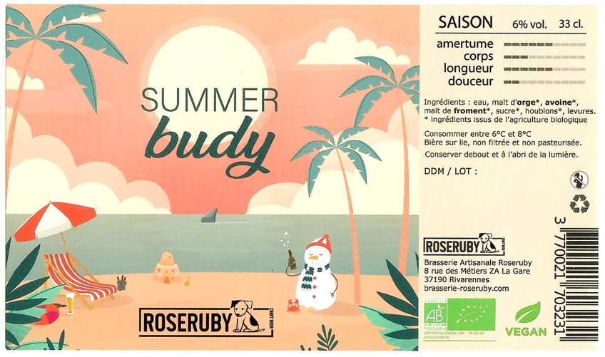 Etiquette BRASSERIE ROSERUBY 26