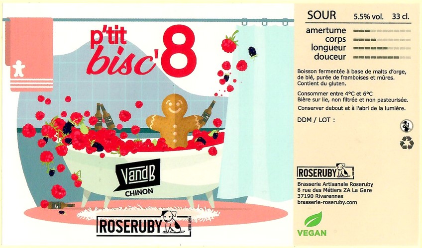 Etiquette BRASSERIE ROSERUBY 30