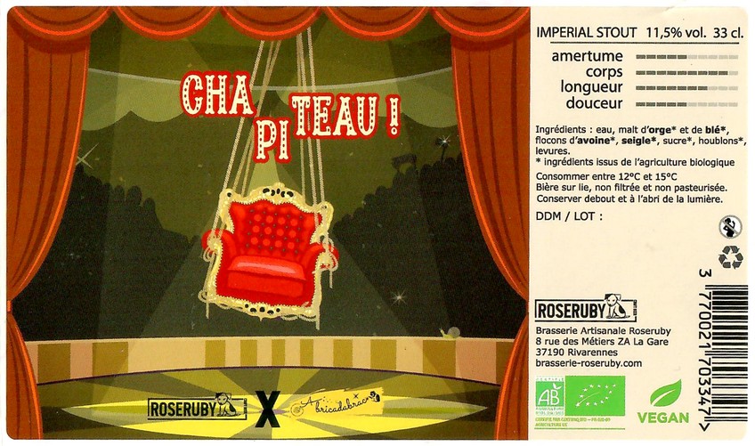 Etiquette BRASSERIE ROSERUBY 32