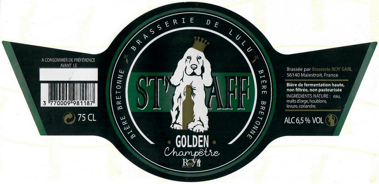 Etiquette BRASSERIE ROYMALESTROIT 17