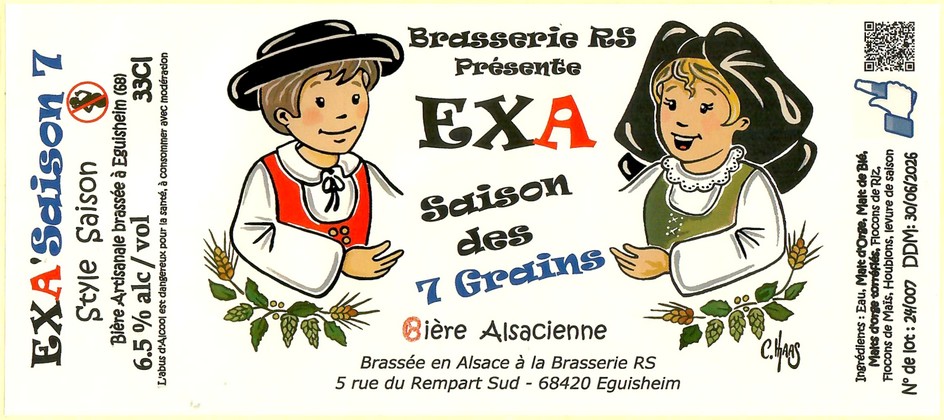 Etiquette BRASSERIE RS 10