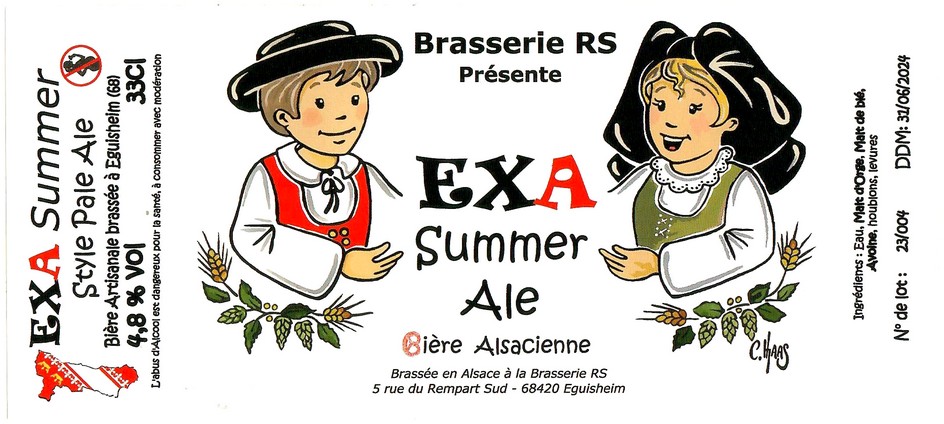 Etiquette BRASSERIE RS 12