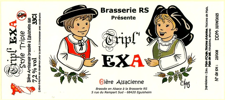 Etiquette BRASSERIE RS 16