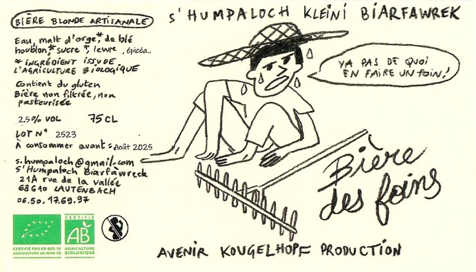 Etiquette BRASSERIE S'HUMPALOCH 40