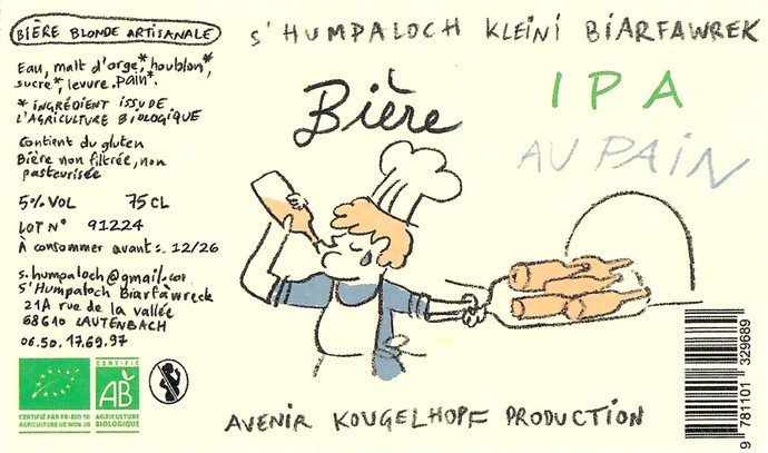 Etiquette BRASSERIE S'HUMPALOCH 43