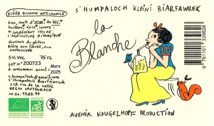 Etiquette BRASSERIE S'HUMPALOCH 44