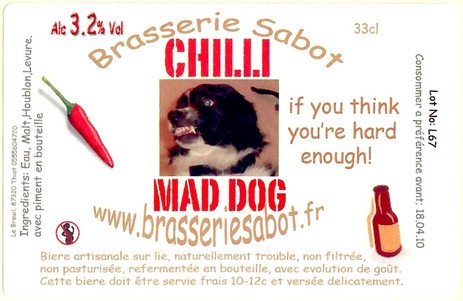 Etiquette BRASSERIE SABOT 18