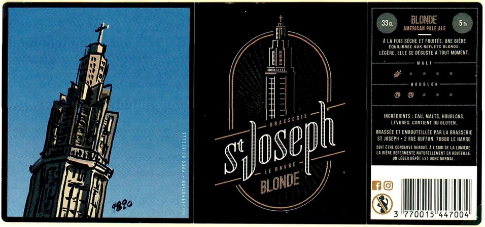 Etiquette BRASSERIE SAINT-JOSEPH 03