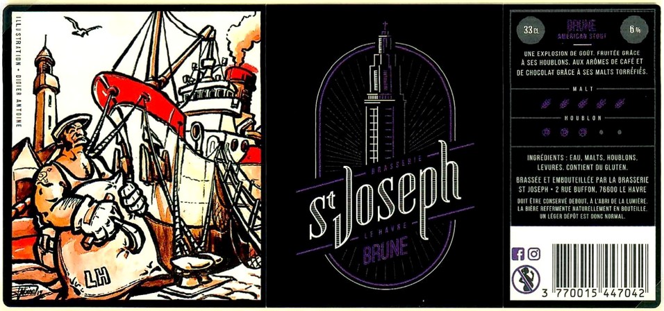 Etiquette BRASSERIE SAINT-JOSEPH 04