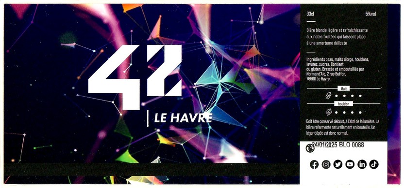 Etiquette BRASSERIE SAINT-JOSEPH 09