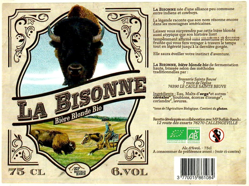 Etiquette BRASSERIE SAINTE-BEUVE 04