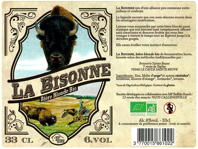 Etiquette BRASSERIE SAINTE-BEUVE 05