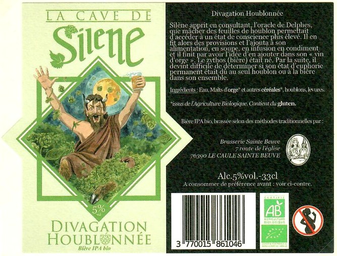 Etiquette BRASSERIE SAINTE-BEUVE 07