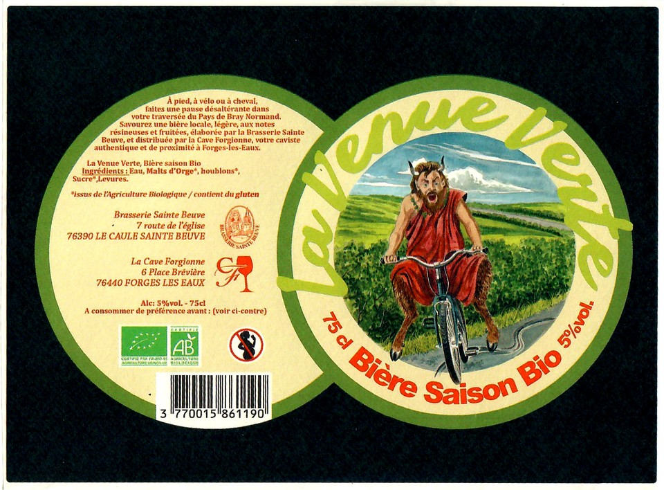 Etiquette BRASSERIE SAINTE-BEUVE 29