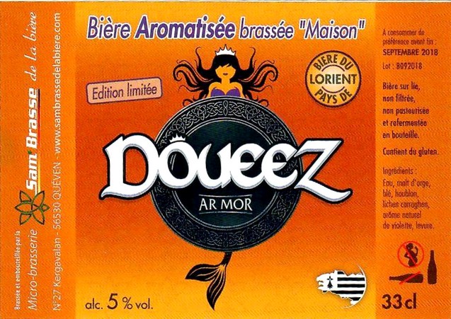 Etiquette BRASSERIE SAM BRASSE DE LA BIERE 11