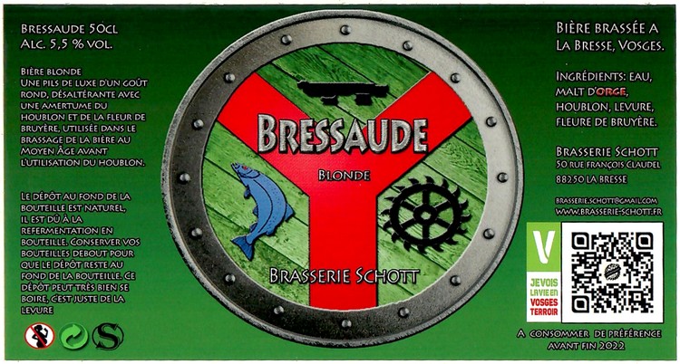 Etiquette BRASSERIE SCHOTT 01