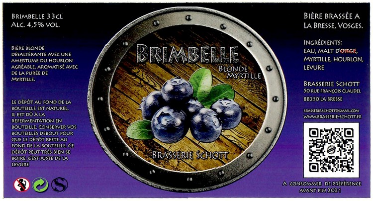 Etiquette BRASSERIE SCHOTT 02