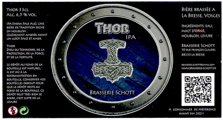 Etiquette BRASSERIE SCHOTT 05