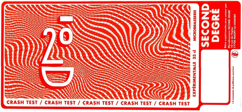 Etiquette BRASSERIE SECOND DEGRE 06