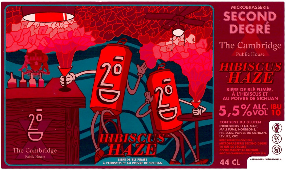 Etiquette BRASSERIE SECOND DEGRE 28