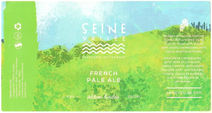 Etiquette BRASSERIE SEINE VALLEE 01