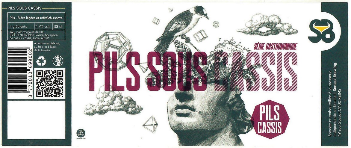 Etiquette BRASSERIE SENSES BREWING 22