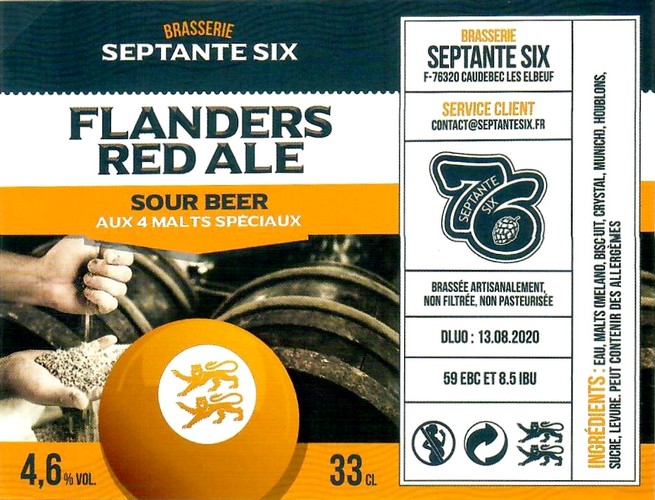 Etiquette BRASSERIE SEPTANTE SIX 03