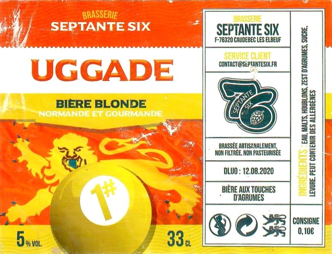 Etiquette BRASSERIE SEPTANTE SIX 11