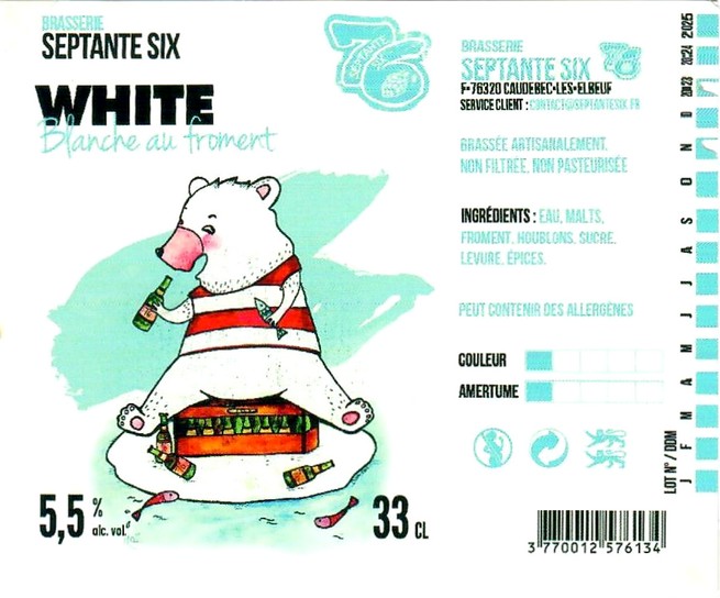 Etiquette BRASSERIE SEPTANTE SIX 31