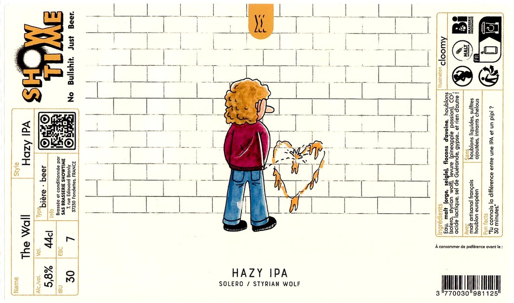 Etiquette BRASSERIE SHOWTIME 04