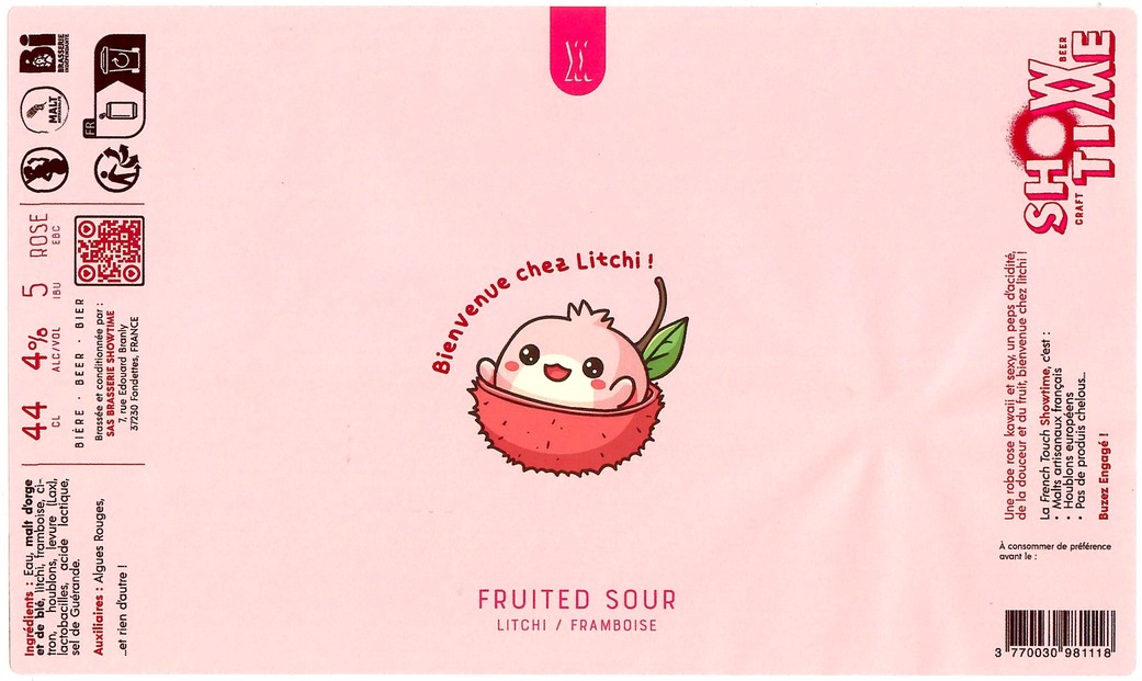 Etiquette BRASSERIE SHOWTIME 06