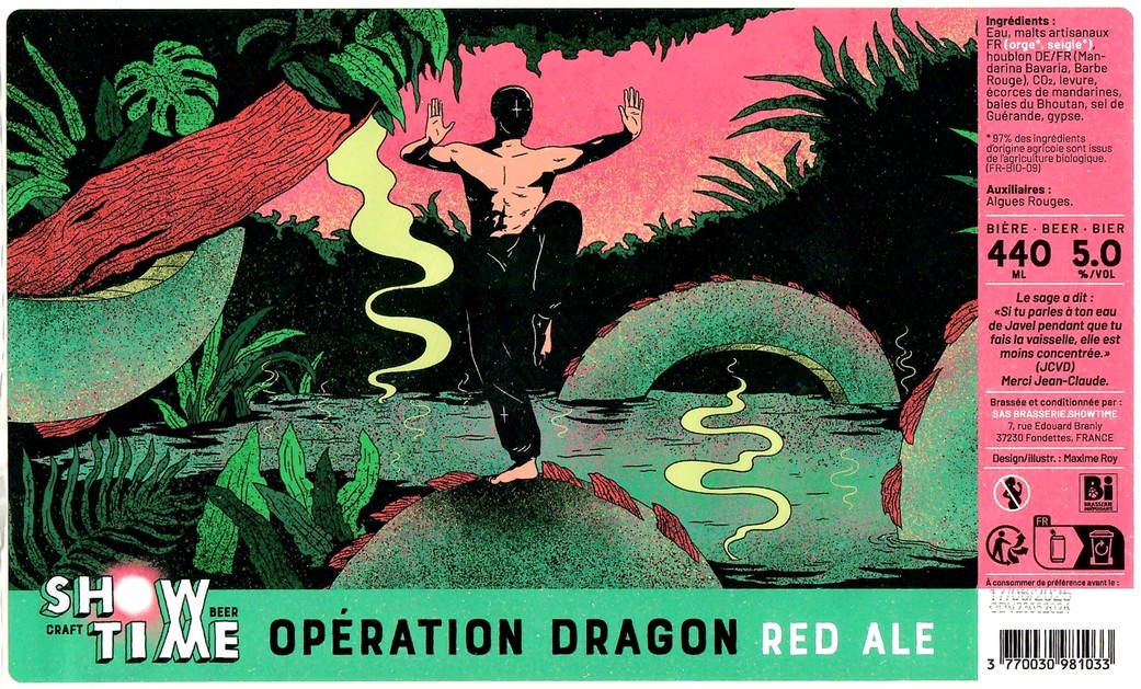 Etiquette BRASSERIE SHOWTIME 09