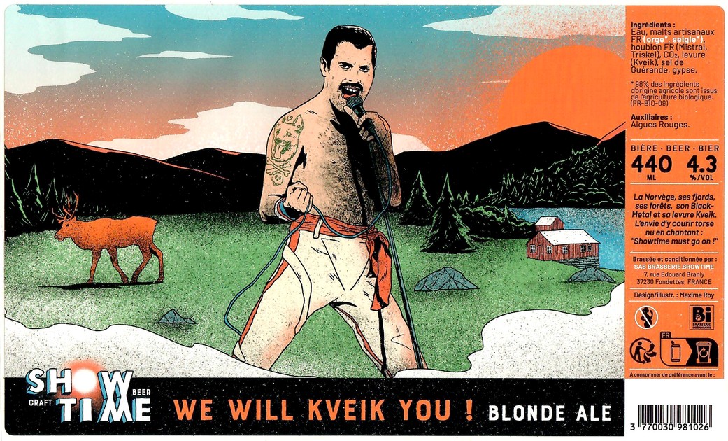 Etiquette BRASSERIE SHOWTIME 10