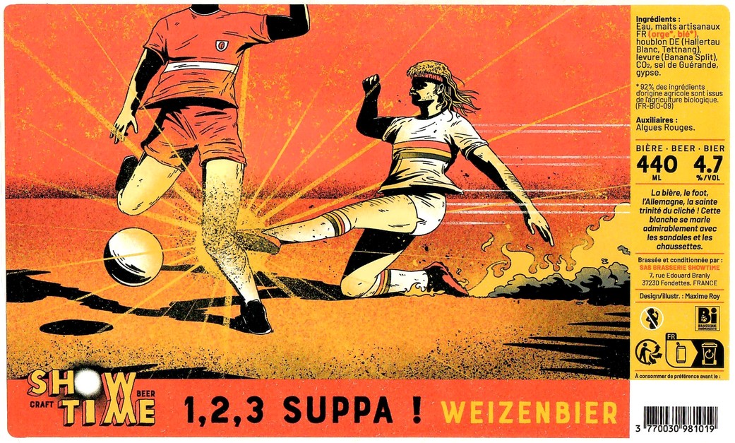 Etiquette BRASSERIE SHOWTIME 12