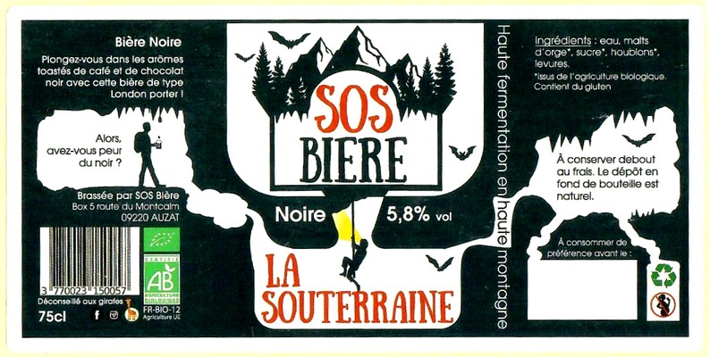 Etiquette BRASSERIE SOS BIERE 03