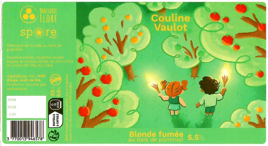 Etiquette BRASSERIE SPORE 33