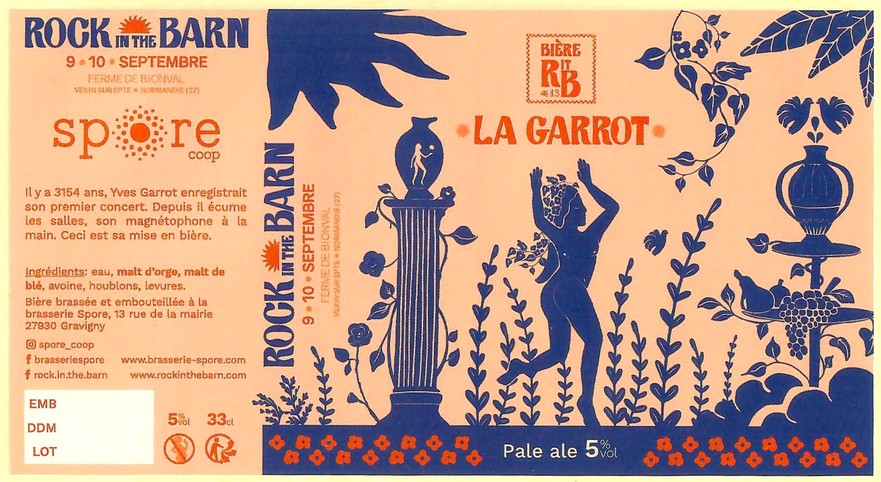 Etiquette BRASSERIE SPORE 37