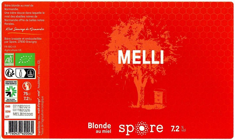 Etiquette BRASSERIE SPORE 46