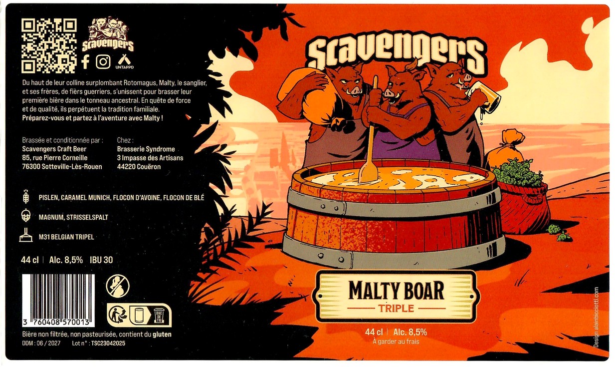 Etiquette BRASSERIE SYNDROME 07