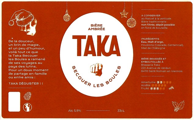 Etiquette BRASSERIE TAKA 04