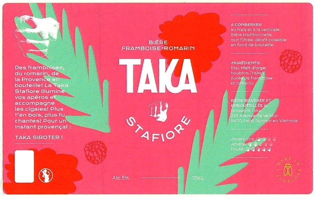 Etiquette BRASSERIE TAKA 05