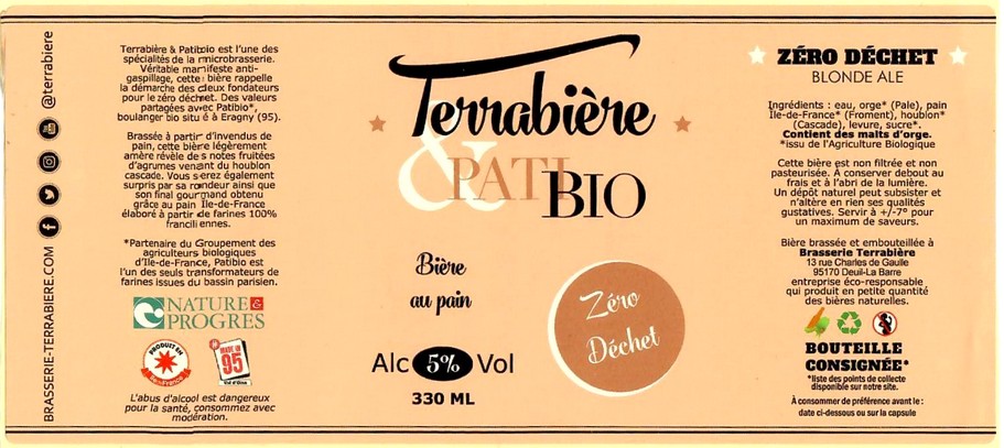 Etiquette BRASSERIE TERRABIERE 01