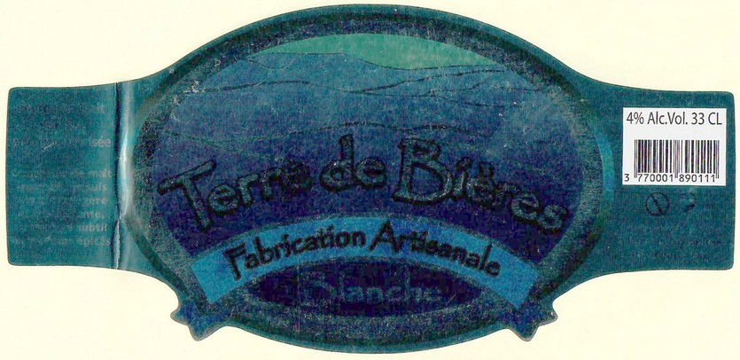 Etiquette BRASSERIE TERRE DE BIERES 30