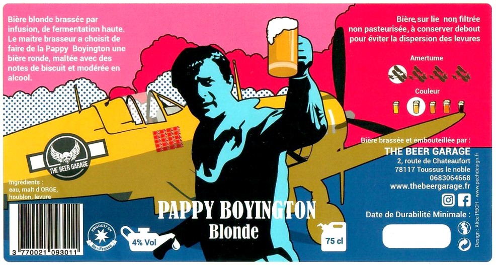 Etiquette BRASSERIE THE BEER GARAGE 04