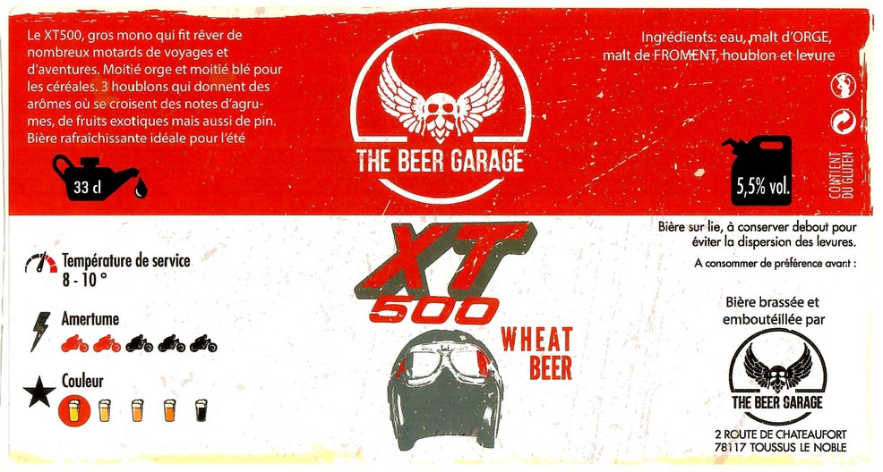 Etiquette BRASSERIE THE BEER GARAGE 09