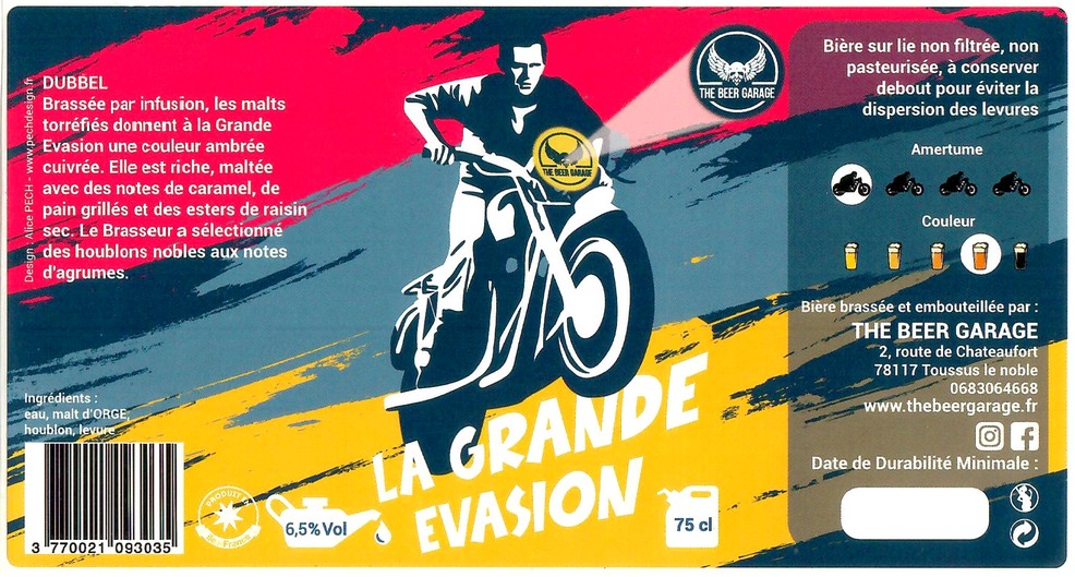 Etiquette BRASSERIE THE BEER GARAGE 11
