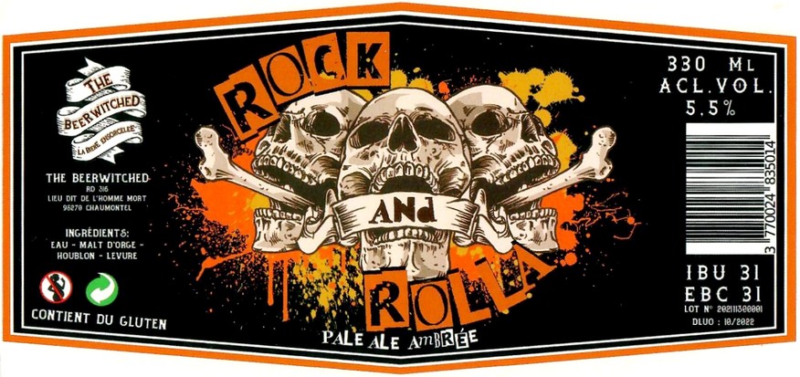 Etiquette BRASSERIE THE BEERWITCHED 02