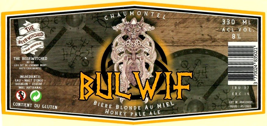 Etiquette BRASSERIE THE BEERWITCHED 04