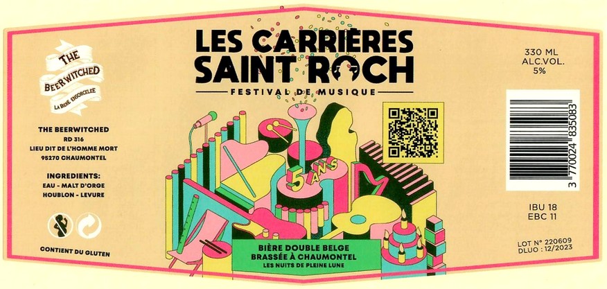 Etiquette BRASSERIE THE BEERWITCHED 06