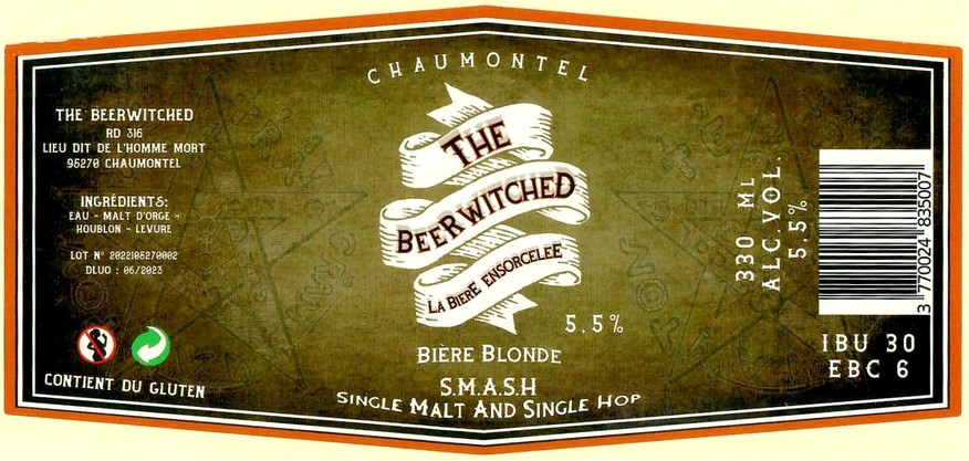 Etiquette BRASSERIE THE BEERWITCHED 07